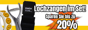 Lochzangen im Set