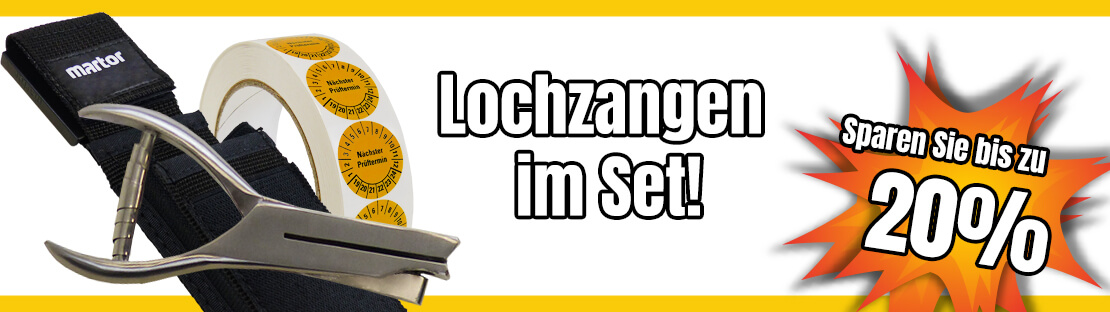 Lochzangen im Set