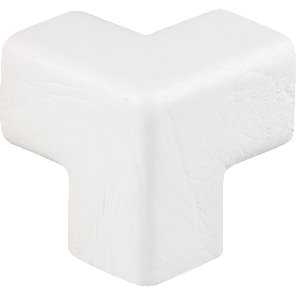 KNUFFI Schutzecke Typ E, 3-dimensional, selbstklebend, weiß, Polyurethanschaum