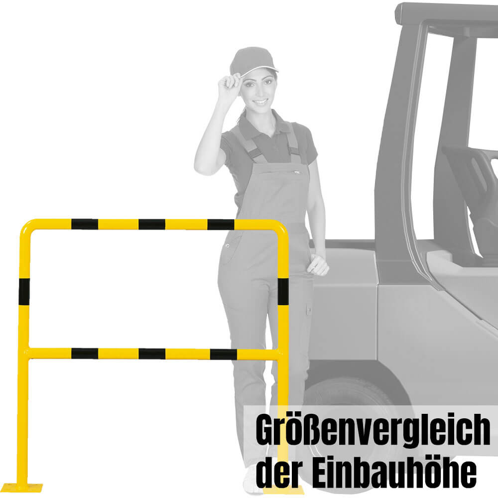 ROBUSTO Rammschutzbügel ECO für Laderampen, Knieholm, g/s, Stahl, 100 x 100 cm, Art.-Nr. 607156 | Anfahrschutz | Schutzbügel | Rammschutz ROBUSTO Rammschutzbügel ECO für Laderampen, Knieholm, g/s, Stahl, 100 x 100 cm, Art.-Nr. 607156 | Anfahrschutz | Schutzbügel | Rammschutz