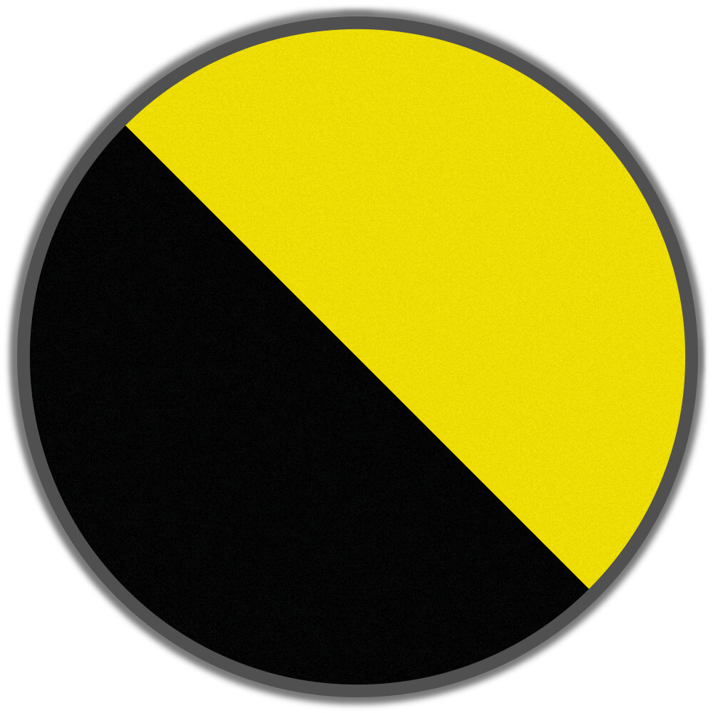 Produktbild von Bodenmarkierungsklebeband Schwarz/gelb – 75 Mm X 33 M, PVC-Folie, 0,15 Mm Stark, Selbstklebend, Für Sicherheitsmarkierungen & Lagerbereiche
