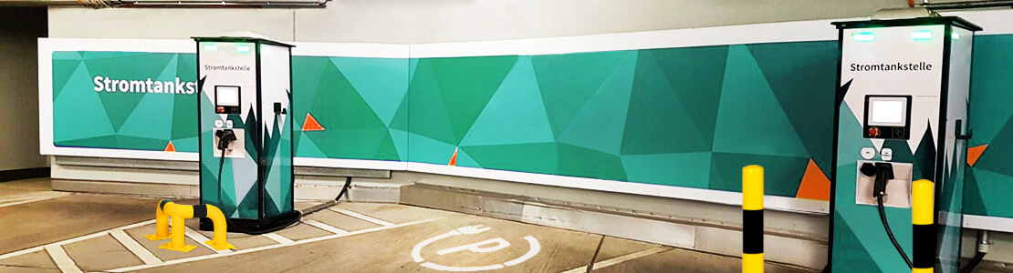 Ladestationszubehör Banner