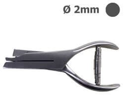 Lochzange mit 2 mm Kreis