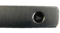 Lochzange mit 3 x 4 mm Dreieck