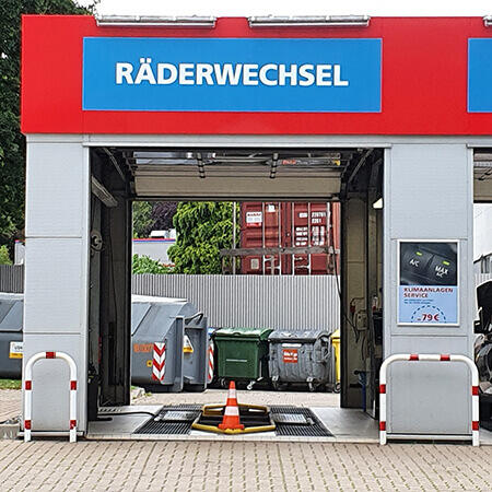 Mit ROBUSTO Rammschutzbügeln schützen Sie eine große Fläche gegen Aufprallgefahren