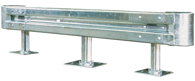 Schutzplanken Komplett-Set 4 Meter Länge