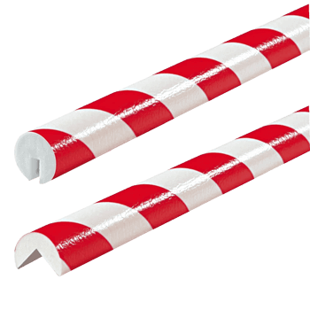 Schutzprofil rot-weiß