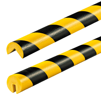 Schutzprofil schwarz-gelb