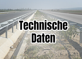 Technische Daten zu Schutzplanken-Komplett-Sets
