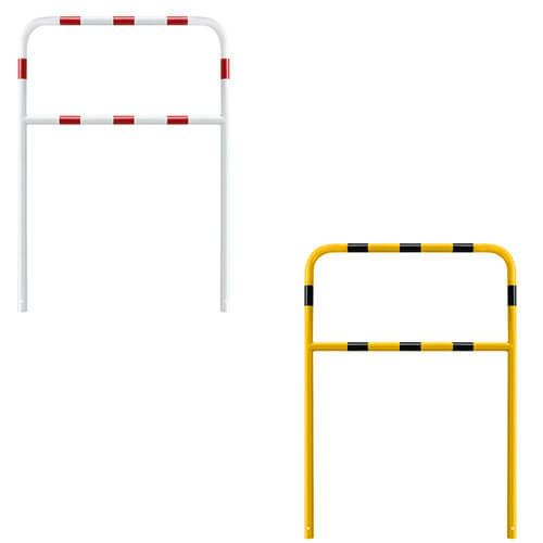 Rammschutzbügel 100 cm hoch über Flur