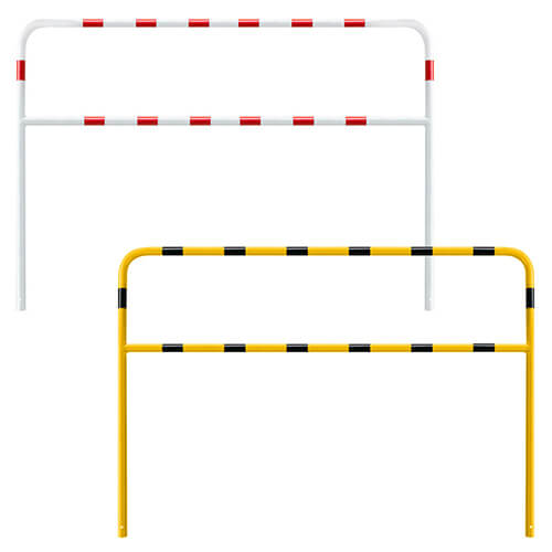 Rammschutzbügel 100 cm hoch über Flur