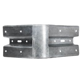 2er Set Eckkellen Edelstahl - Innen/Außen 90 Grad 80x60 Mm Mit Holzgriff